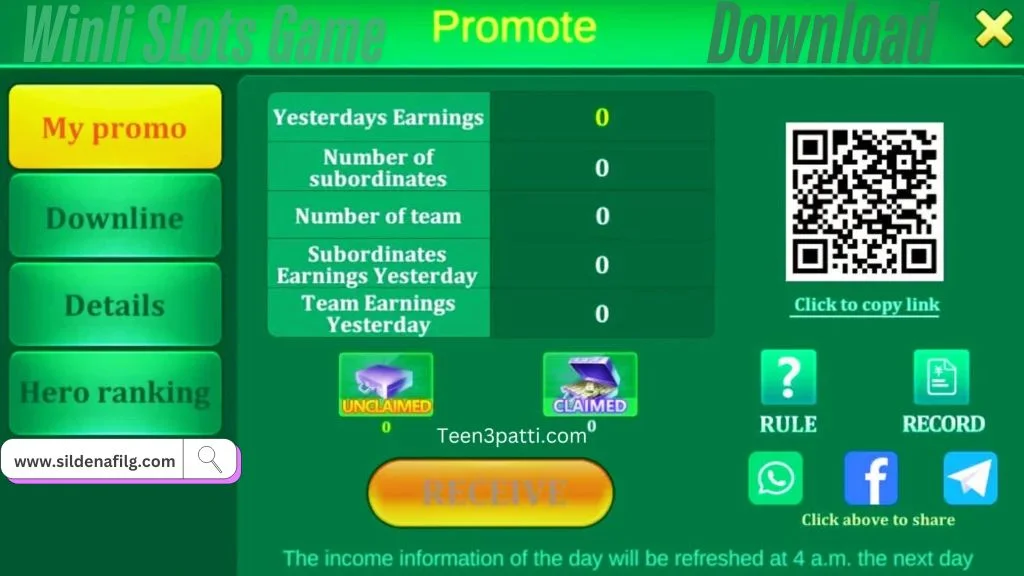 Winli slots game